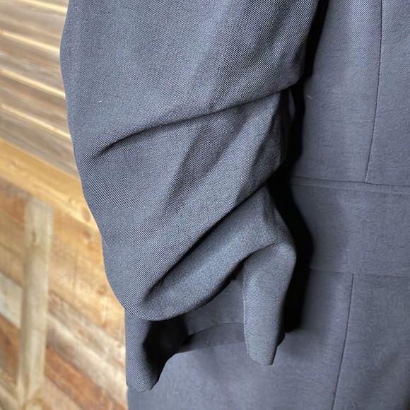 Dkny Petite Plaid Cuffed-Sleeve Blazer-4P - Picture 5 of 6